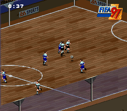 FIFA '97 - Gold Edition (Europe) (En,Fr,De,Es,It,Sv) In game screenshot